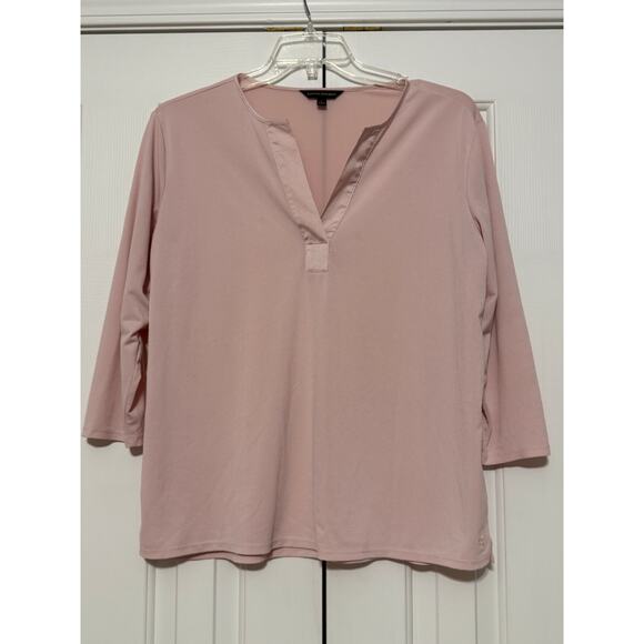 Banana Republic Blush Pink Tunic Blouse, Size L - Picture 1 of 6